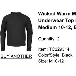 L.L. Bean Kids Wicked Warm Mid-weight Underwear